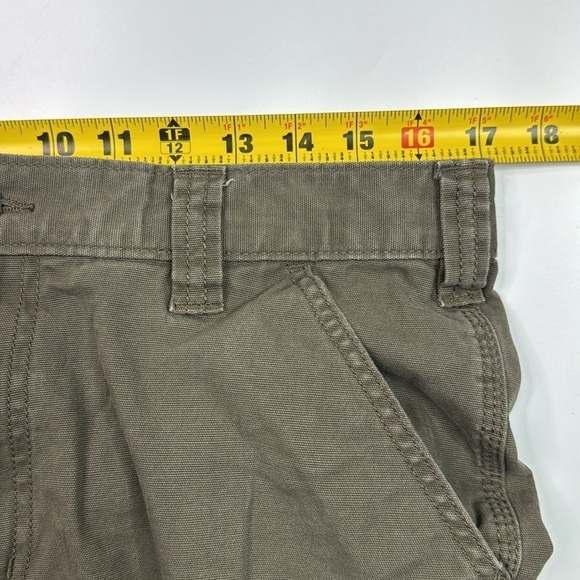 Carhartt 103542 217 Relaxed Fit Green Shorts Size 34 - Picture 5 of 7